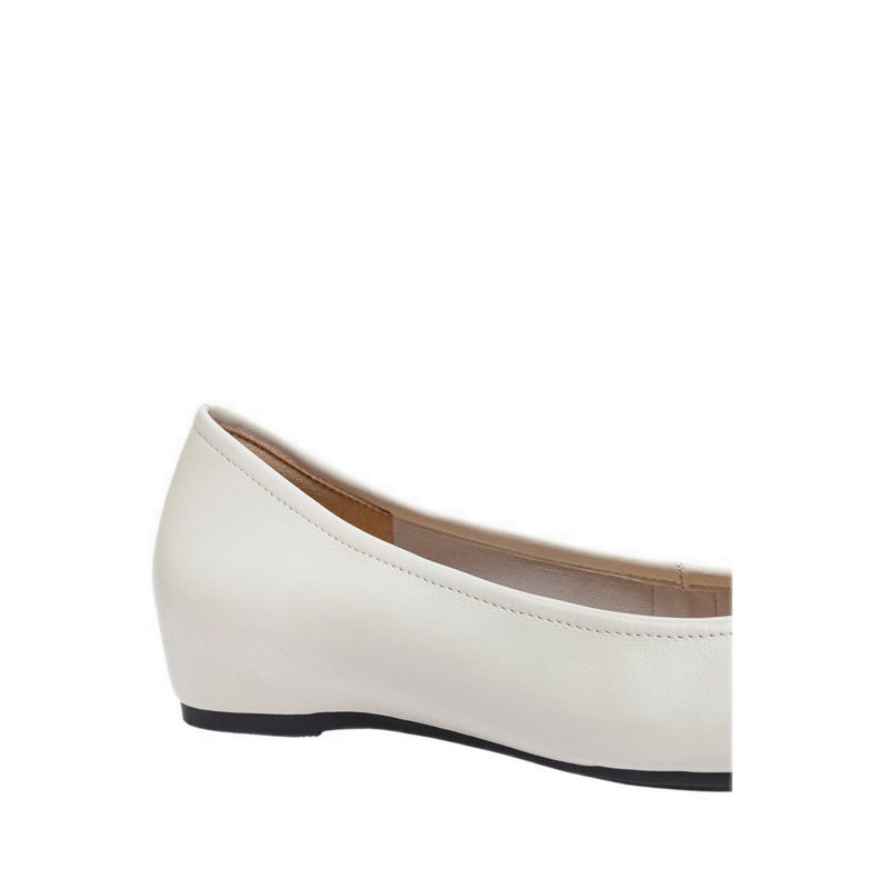 Pazzion Women's Halisse Diamante Bow Leather Flats - Beige