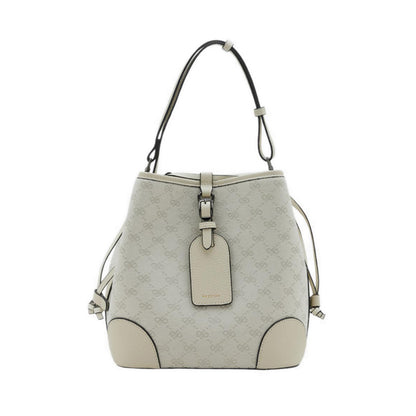 Women's Hedi Monogram Bucket Bag - Beige