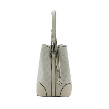 Women's Hedi Monogram Bucket Bag - Beige