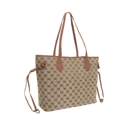 Women's Hedi Monogram Tote - Brown