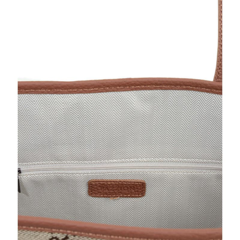 Women's Hedi Monogram Tote - Brown