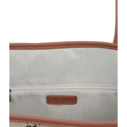 Women's Hedi Monogram Tote - Brown