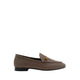 Isabeau Metal Buckle Loafers - Khaki