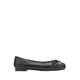 Janae Sculpted Bow Knot Flats - Black