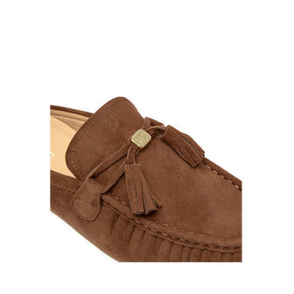 Pazzion Women's Jean Bow Suede Mules - Brown