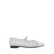 Pazzion Women's Kenzie Polka Dot Mesh Mary Janes - Beige