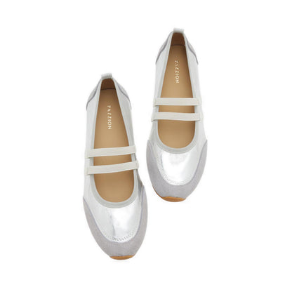 Women's Liravelle Double-Strap Suede Mary Janes - Silver