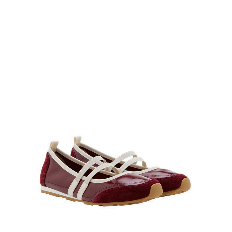 Women's Liravelle Double-Strap Suede Mary Janes - Maroon