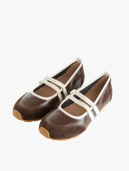 Pazzion Women's 6216-1A Flats - Brown