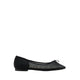 Pazzion Women's Lourdes Bow Mesh Flats - Black