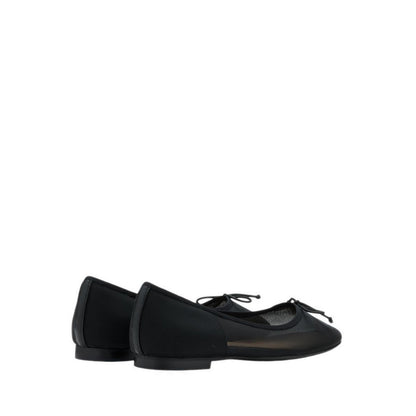 Pazzion Women's Lourdes Bow Mesh Flats - Black