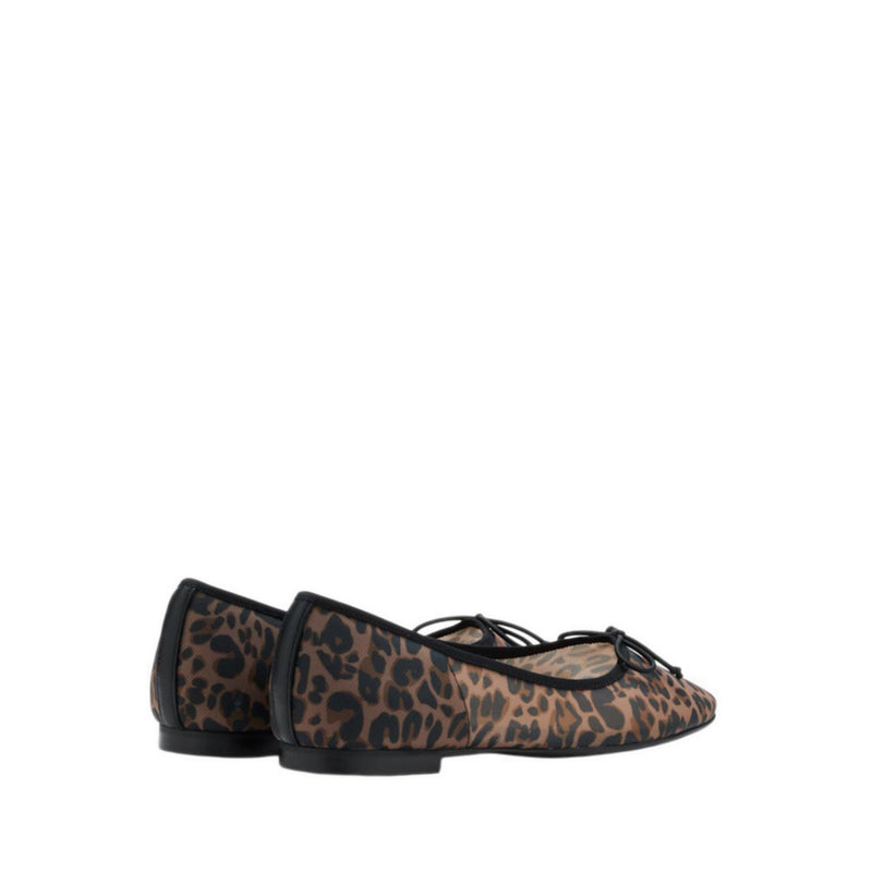 Pazzion Women's Lourdes Bow Mesh Flats - Brown