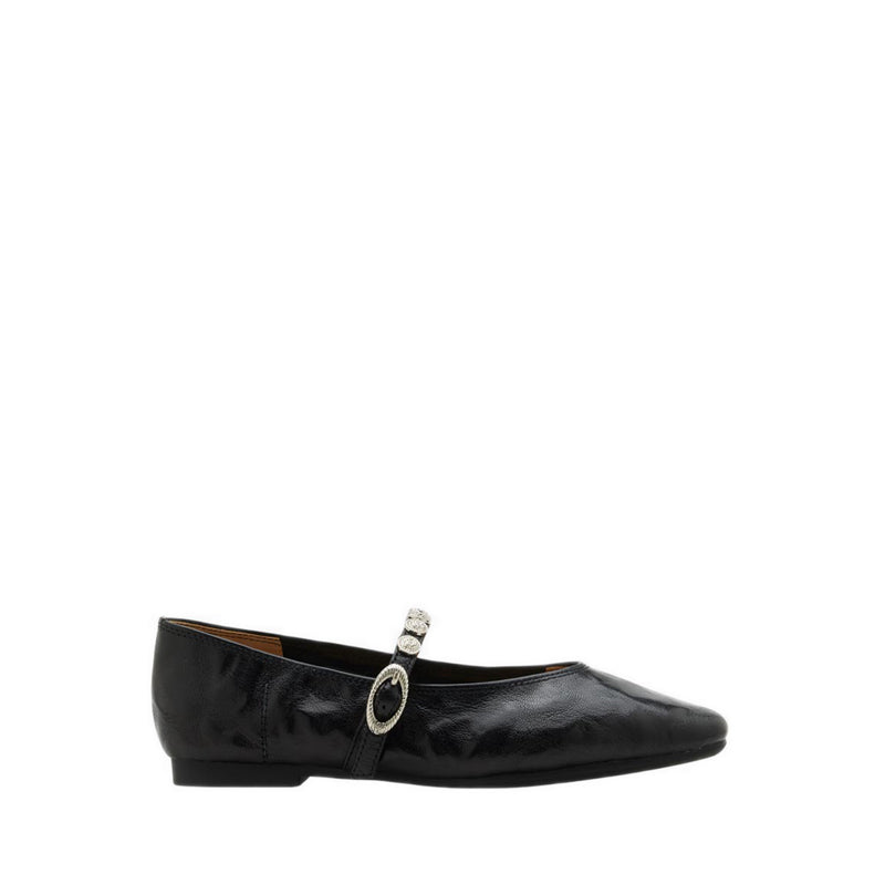 Pazzion Women's Lumi Coin-Studded Mary Janes - Black