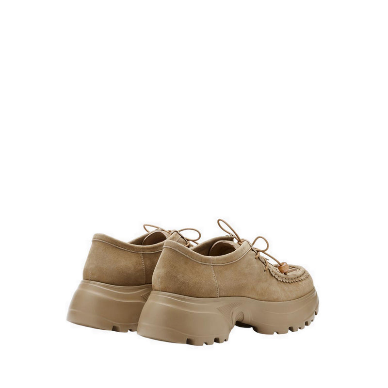 Women's Maeve Suede Fringed Loafers - Camel