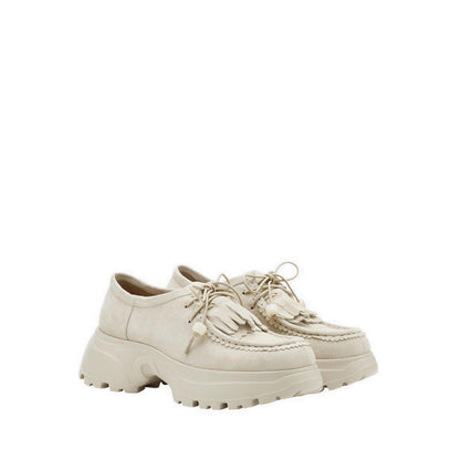 Women's Maeve Suede Fringed Loafers - Beige