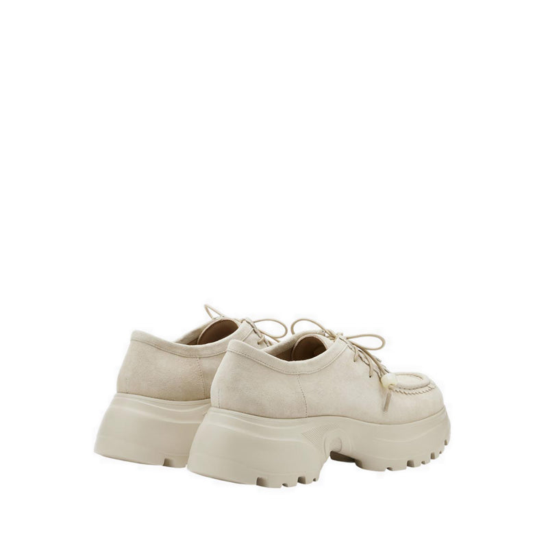 Women's Maeve Suede Fringed Loafers - Beige