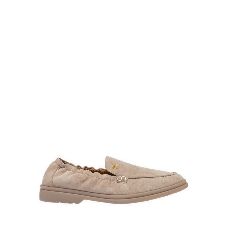 Pazzion Women's Mandy Suede Loafers - Beige