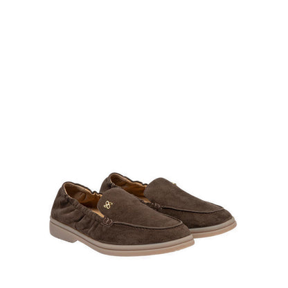 Pazzion Women's Mandy Suede Loafers - Brown