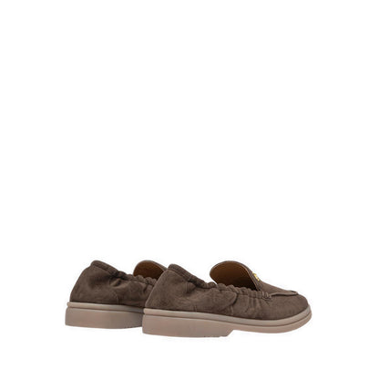 Pazzion Women's Mandy Suede Loafers - Brown