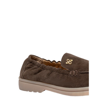 Pazzion Women's Mandy Suede Loafers - Brown