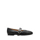 Marin Woven Mary Jane Flats - Black