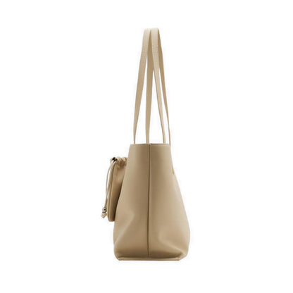 Women's Marivyn Leather Tote - Beige