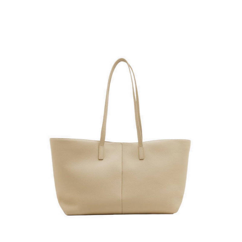 Women's Marivyn Leather Tote - Beige