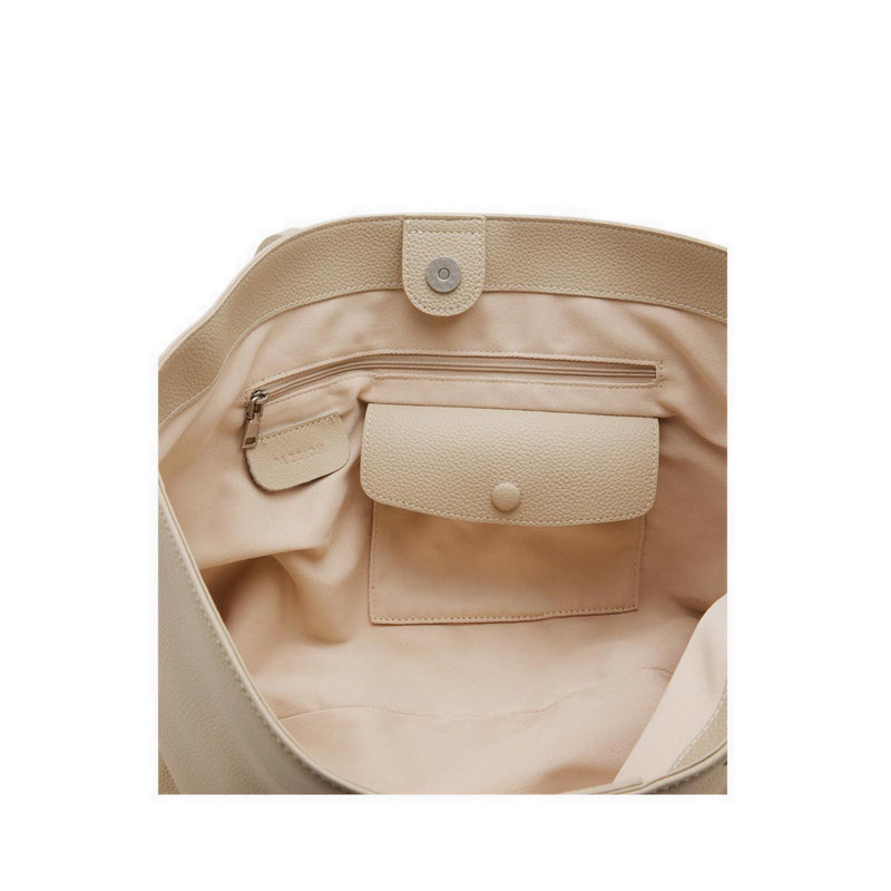 Women's Marivyn Leather Tote - Beige