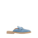 Mavis Suede Mules - Blue