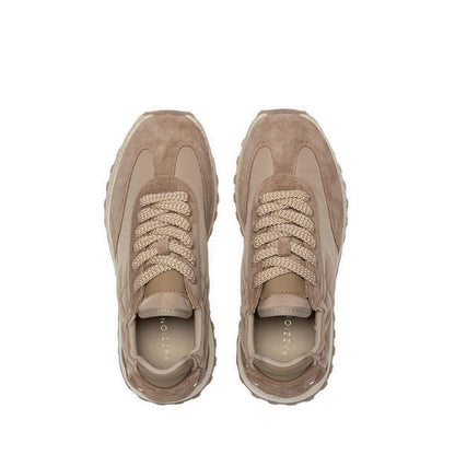 Pazzion Women's Paulina Suede Sneakers - Brown