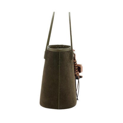 Women's Stormy H Garden Suede Bucket Bag - Brown