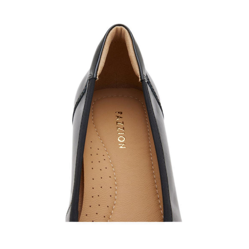 Women's Silvianne Bow-Tied Leather Heels - Black