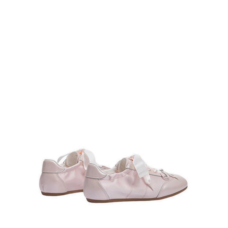 Women's Sylvie.O Ballerina Satin Bow Sneakers - Pink