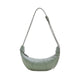 Pazzion Women's Tara Leather Croissant Bag - Pale Blue