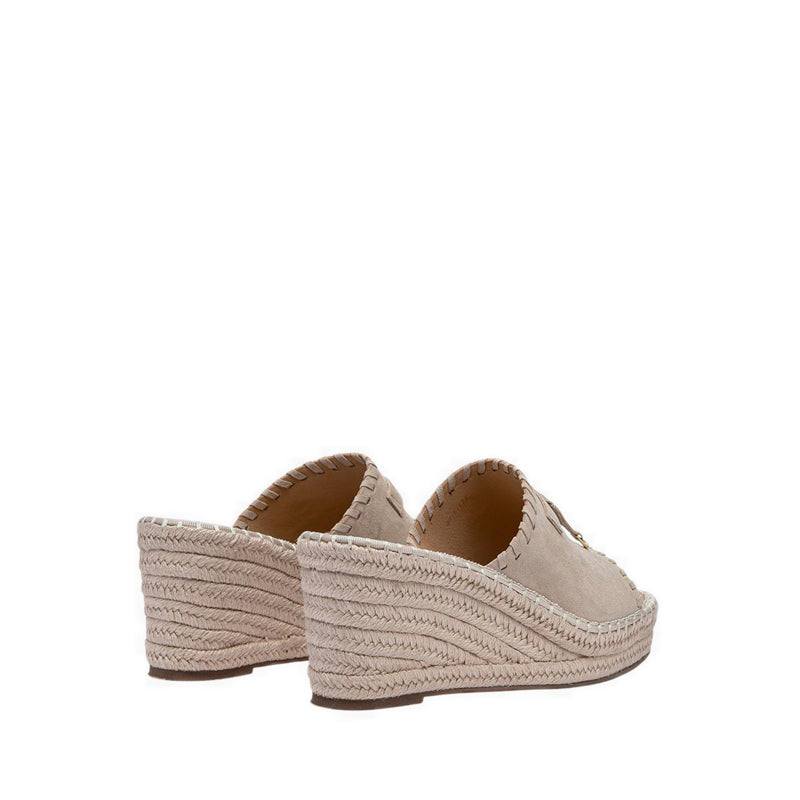 Pazzion Women's Urelisse Suede Wedges - Natural