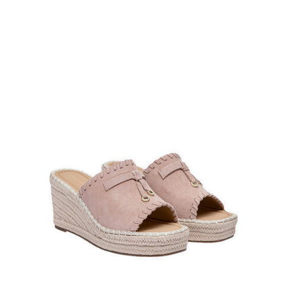 Pazzion Women's Urelisse Suede Wedges - Pink