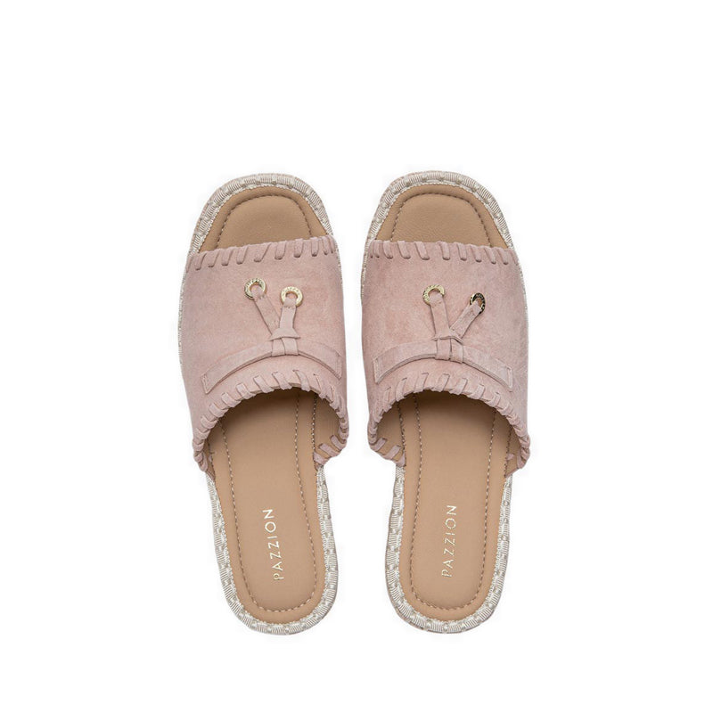 Pazzion Women's Urelisse Suede Wedges - Pink