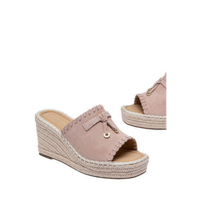 Pazzion Women's Urelisse Suede Wedges - Pink