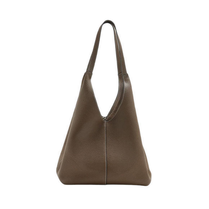Pazzion Women's Vittoria Leather Bag - Khaki