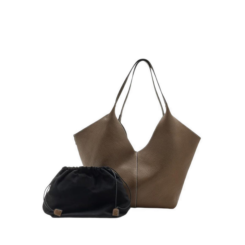 Pazzion Women's Vittoria Leather Bag - Khaki
