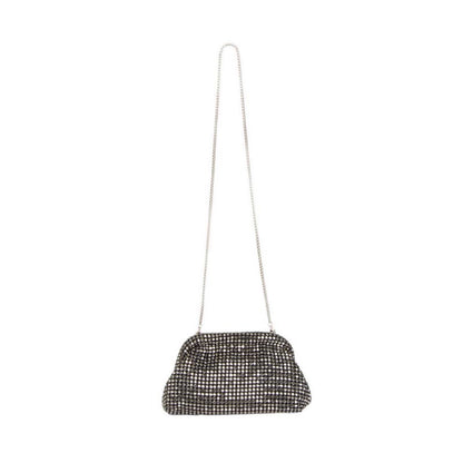 Pazzion Women's Lumina Diamante Embellished Clutch - Pewter