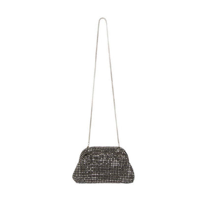 Pazzion Women's Lumina Diamante Embellished Clutch - Pewter