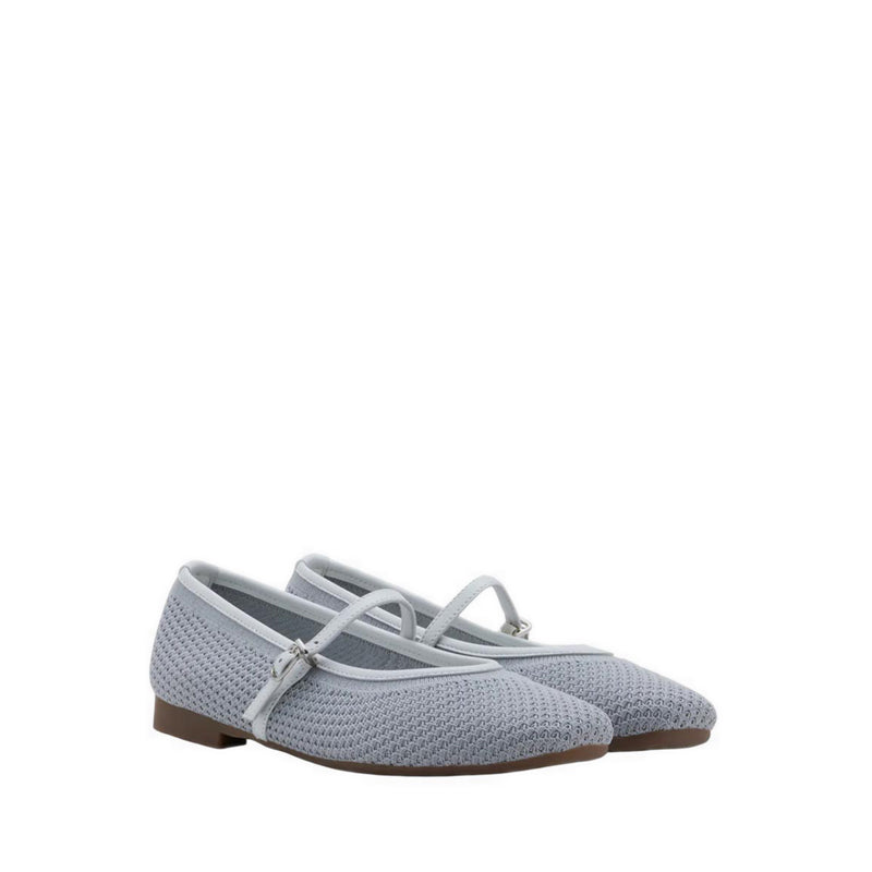 Pazzion Whitney Flyknit Colour-Block Mary Janes - Grey