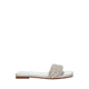 Pazzion Women's Wilda Crystal Embellished Slides - Silver