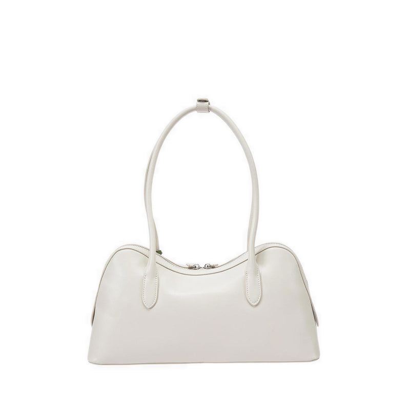 Pazzion Women's Lycorisse Orchid Leather Shoulder Bag - Beige