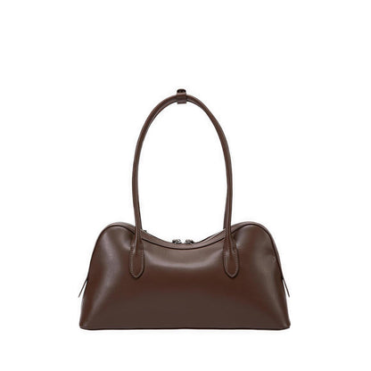 Pazzion Women's Lycorisse Orchid Leather Shoulder Bag - Brown
