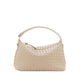 Xyla Woven Leather Bag - Beige