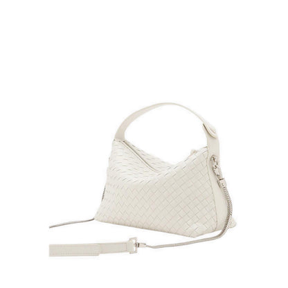 Xyla Woven Leather Bag - White