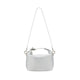 Xylene Woven Twist Lock Handle Bag - Silver
