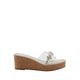 Pazzion Women's Y229-2 Wedges - Beige